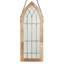 Panneau de fenêtre en verre texturé transparent de style cathédrale 36 po H Victorian