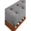 Banc en tissu gris Charla-1706292798