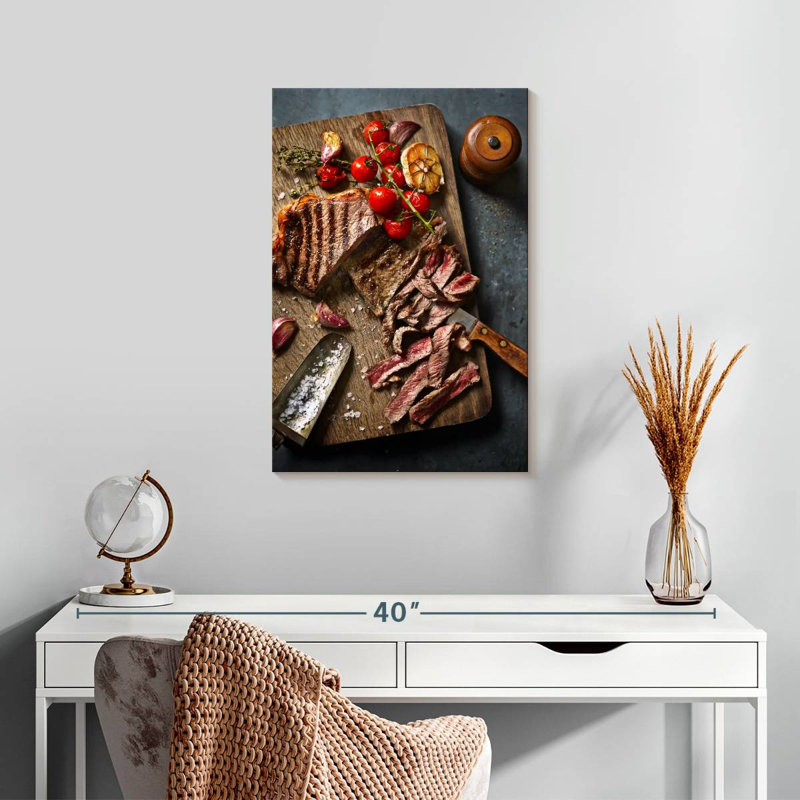Yarlin Sliced Grilled Steak, 24" H x 16" W