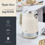 Swan Retro 1.7L Jug Kettle, Rapid Boil, Removable Limescale Filter, Easy Pour, 360 Degree Base, Water Indicator Window and Boil Dry Protection, 3KW-126451468