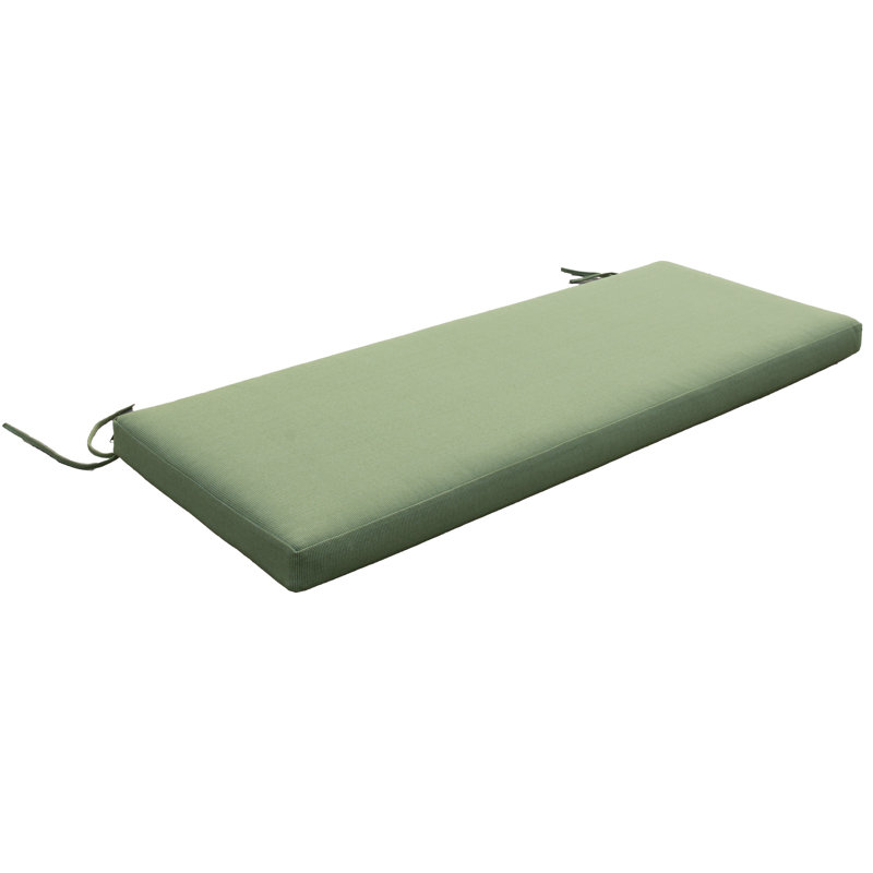 Coussin de siège d'extérieur 1 pièce TB Bench Tommy Bahama, Vert, L 48 po x P 19 po