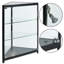 Vitrine de coin noire 38 po avec projecteurs à DEL H 38 po | Entièrement assemblée