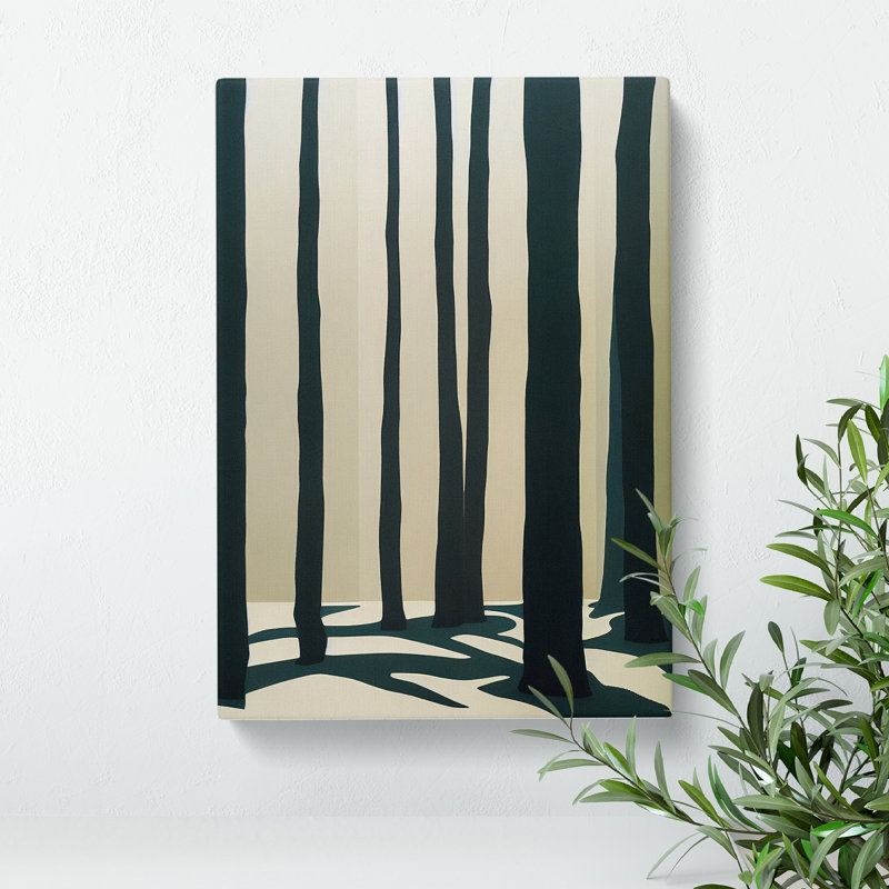 Eerie Forest No.2 - Wrapped Canvas Print, 50cm H x 35cm W, Wrapped Canvas
