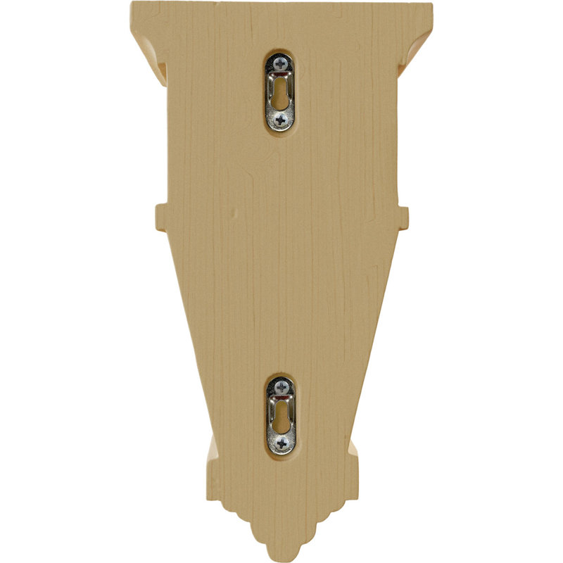 6"W x 4"D x 11"H Alpine Corbel, Alder, Alder