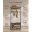 Hall Tree 80cm Wide with Shoe Storage-1234225267