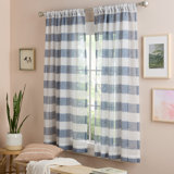 TOWN & COUNTRY BASICS Pax Semi-Sheer Stripe Light Filtering Curtains