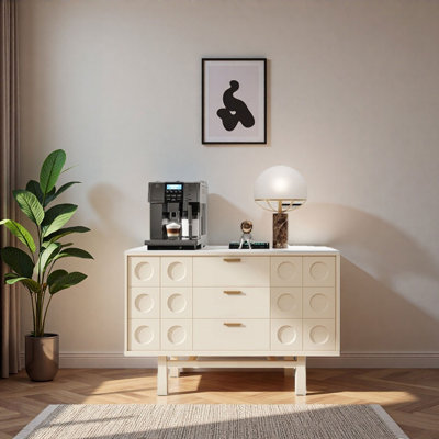 French Cream Style Light Luxury Dining Sideboard