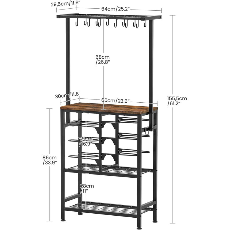 Pots And Pans Organizer Rack,Multi-Tier Storage Shelf