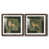 Papier, cadre noyer