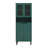 Tall Storage Show Cabinet with 2 Glass Display Door & 2 Doors-1869991186