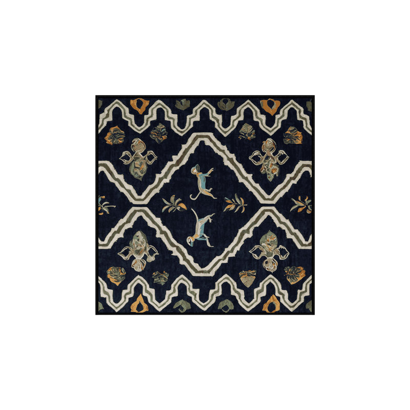 Tapis gris soyeux et moelleux, Rectangle 5 pi x 7 pi