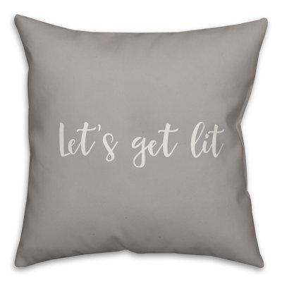 Coussin « let is éclairé » 