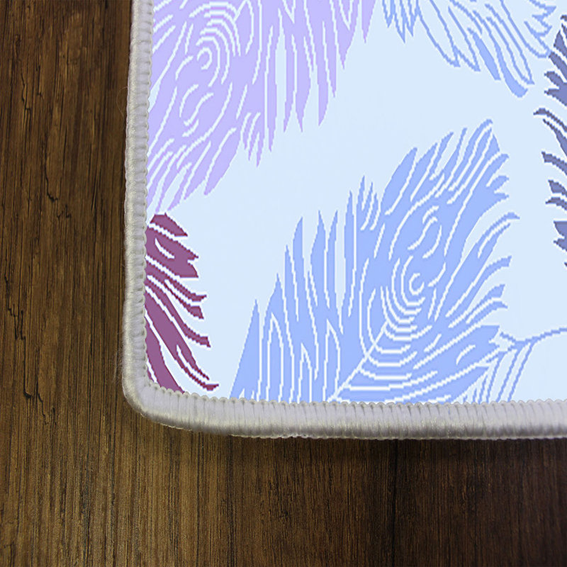 High-Quality 3D Printed Area Rug (2.6 x 4. ft), 1% Polyester, .3 in Pile Height | Antibacterial, Non-Slip PVC Felt Dot Underside | Machine Washable, Elegant Design for Living Room, Bedroom & Office