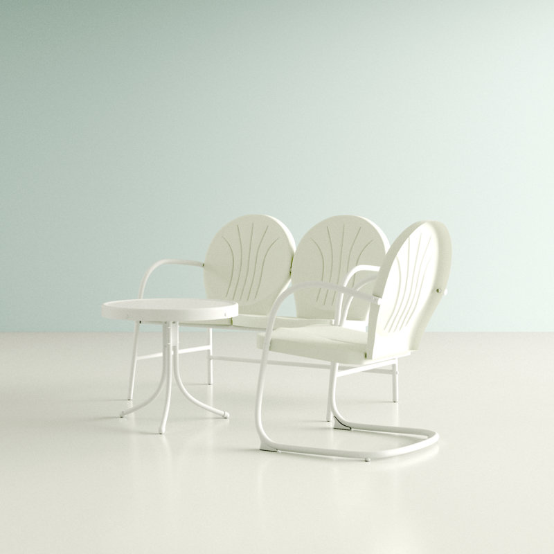 Ensemble de conversation Burley, Blanc