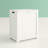 Wood Cabinet Laundry Hamper with Handles-1942925044