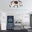 Ventilateur de plafond à profil bas avec télécommande DEL à intensité variable 20,1 pouces Dewone Smart APP