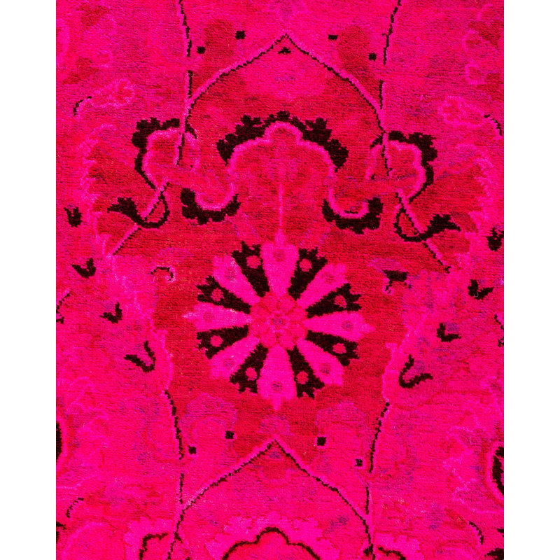 Overyed One-of-a-Kind Rectangle 6'3" x 9' Hand Knotted Area Rug