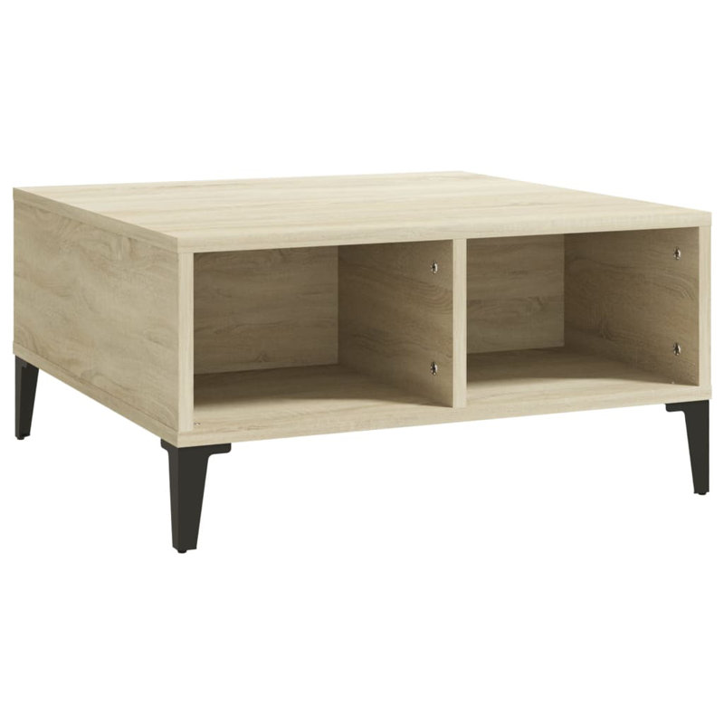 Alexzandre Coffee Table with Storage, Sonoma Oak/Black