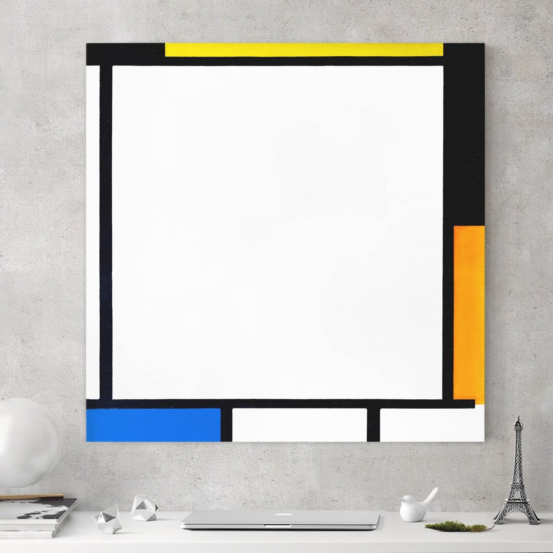 Leinwandbild Composition II von Piet Mondrian