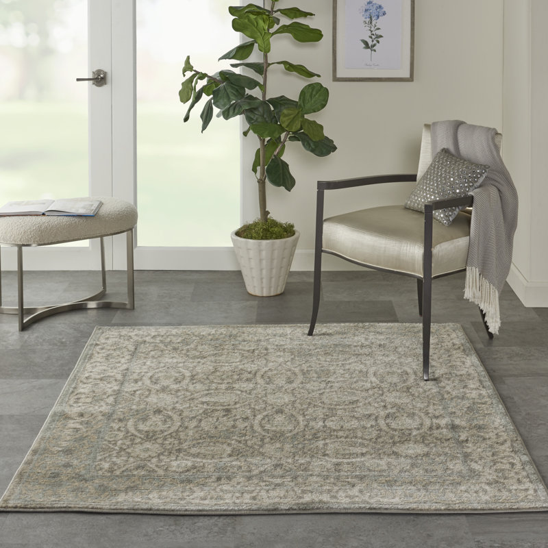 Allonah Oriental Indoor Rug, Square 5'