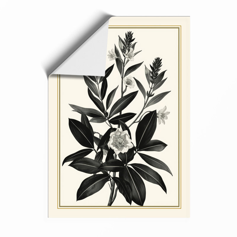 Study In Botanical - Framed Print, Unframed, A2 - 59.4 x 42.0 cm