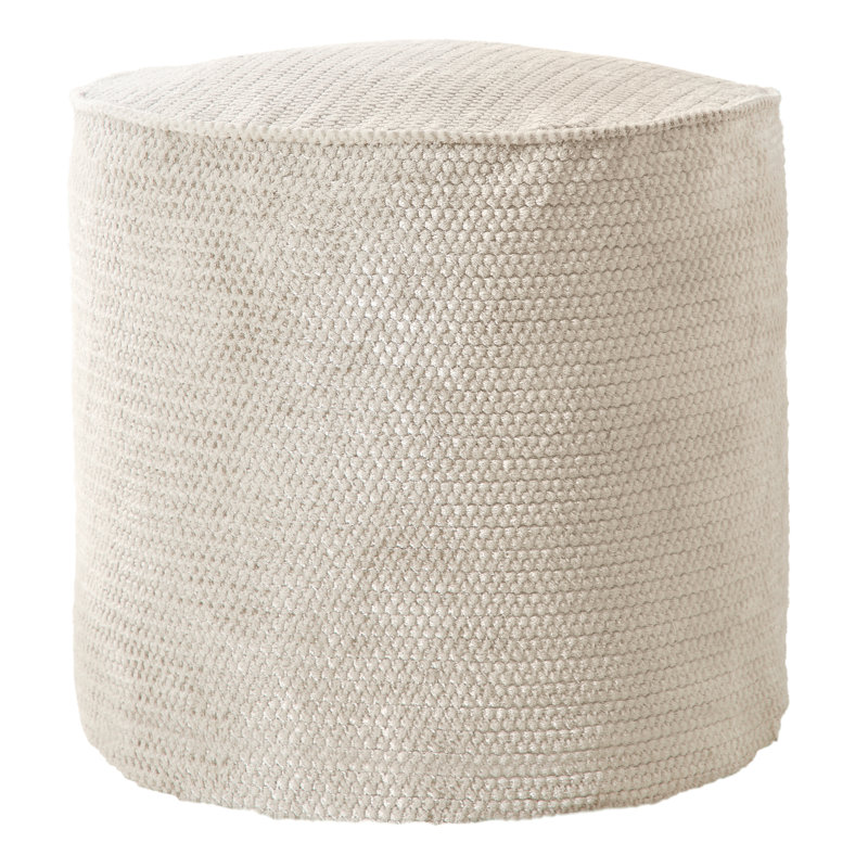 Repose-pieds rembourré Camreigh Engrid, 100% polyester Sutherland Peyote