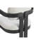Modern Rustic Upholstered 1 Piece Dining Arm Chair, Solid Wood Frame Kitchen Side Chair, Black-1014960397