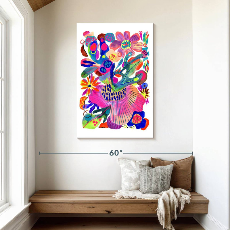Corals I, 45" H x 30" W