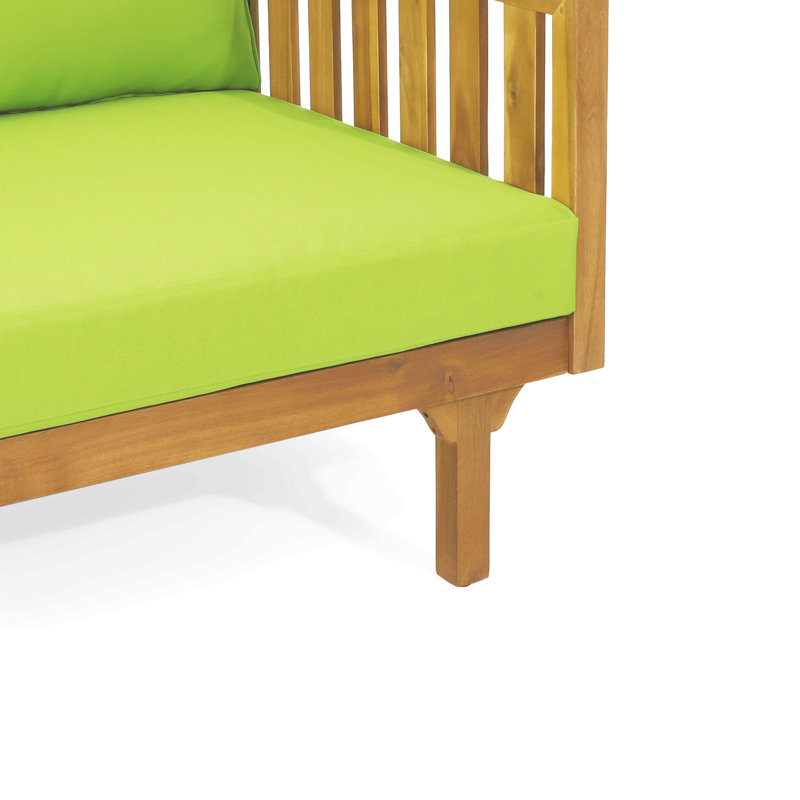 CLAREMONT 3 SEATER DAYBED, Teak, Green