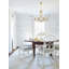 Lustre doré 8 lumières Emmelie