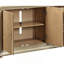 Armoire console en chêne naturel Dodie
