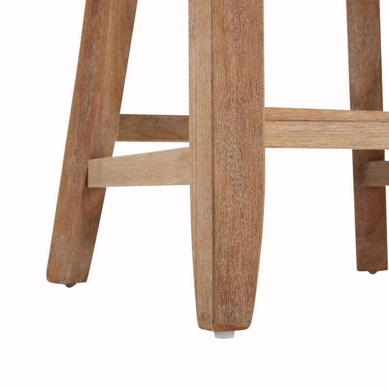Ensemble de 2 tabourets de comptoir, tabourets de bar rembourrés à hauteur de comptoir avec dossier confortable, structure en bois d'hévéa massif, dossier, repose-pieds, tabourets de bar sans accoudoir pour bar personnel, comptoir de cuisine