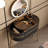 Manija Engineered Wood, Glass, Steel Makeup Vanity