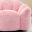 Fauteuil à billes pour adulte, fausse fourrure rose, compression Lotus, anneau à tirer, sans assemblage, tissu antisalissure, fond antidérapant, idéal pour les fauteuils de détente multi-scène avec accoudoirs, fauteuil à coussin, mousse à haute densité,-130844326