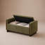 Banc de rangement moderne avec base en bois massif, banc d'entrée élégant pour le rangement de chaussures, les sièges de chambre à coucher et l'organisation à la maison-129879291
