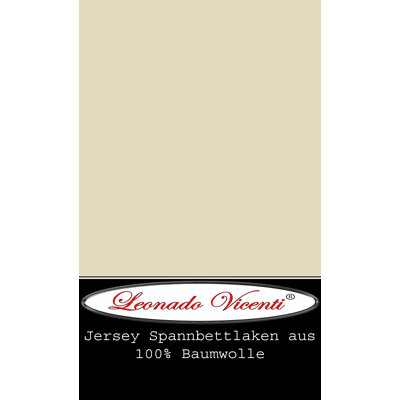 Jersey Spannbettlaken aus 100 % Baumwolle