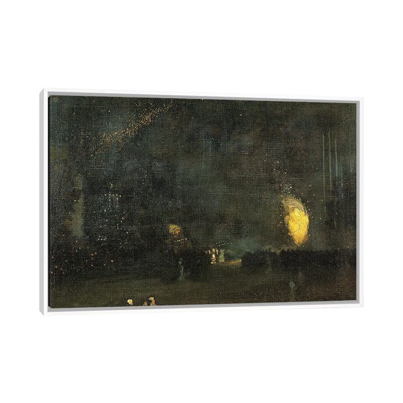 Print, 101.6 cm H x 152.4 cm W x 4.445 cm D, White