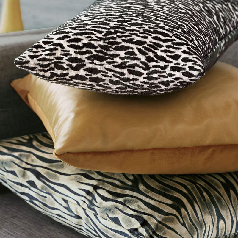 Tudor Square Pillow Cover & Insert, Gold