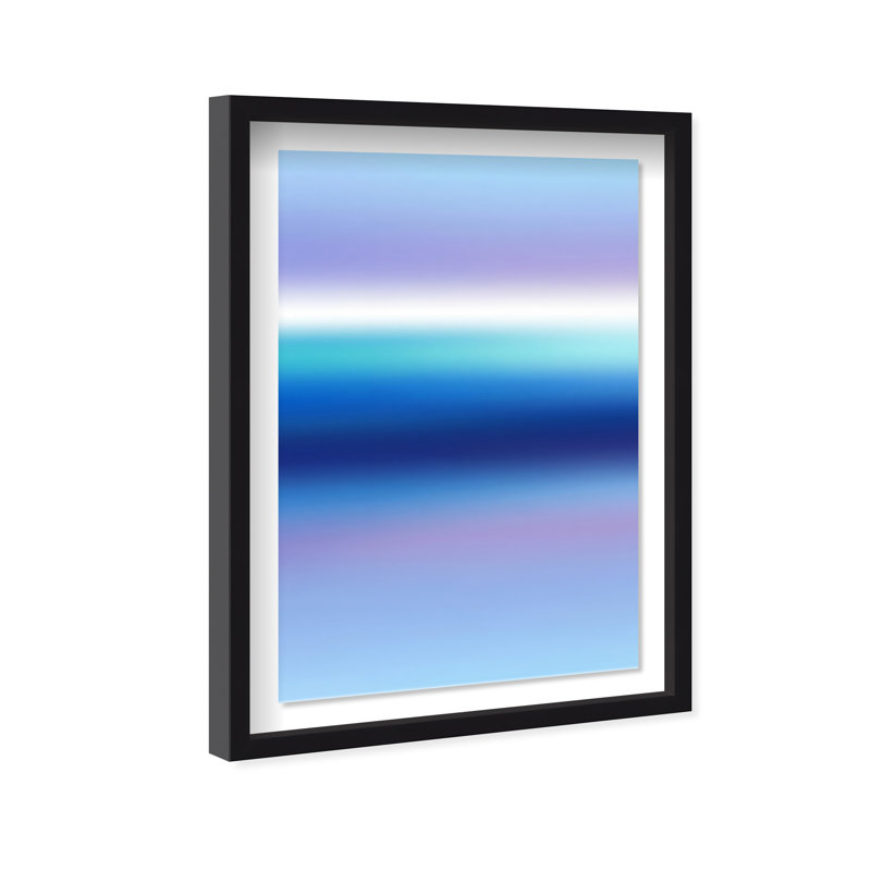 Moonlit Gradient Print by Oliver Gal, 46.5"H x 31.5"W, Black Shadowbox