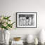 'Vintage Black and White Tennis Game III' - Picture Frame Photograph Print on Paper