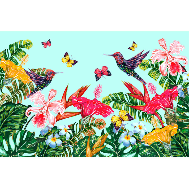 Papier peint amovible mirabilis, L 35,04 po x l 55 po