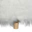 Tabouret en polyester avec fausse fourrure-76953311
