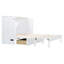Lit escamotable avec tiroir et un ensemble de prises et de ports USB, design moderne-114205992-114205993