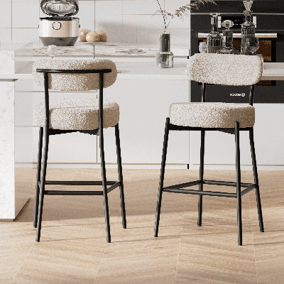 Upholstered Counter Height Bar Stool