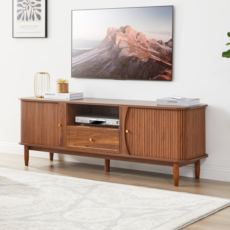 63'' W Storage Credenza, Walnut