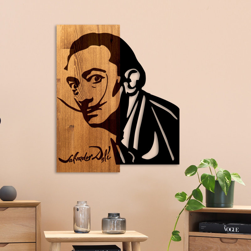 Accessoire mural décoratif en bois