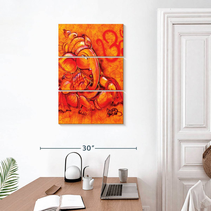 Adella Ganesha abstrait, H 32 po x l 20 po