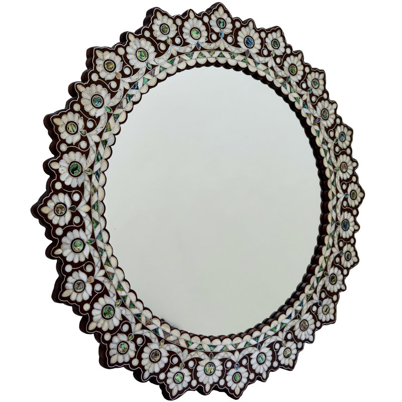 Syrian Solid Wood Sunburst Mirror