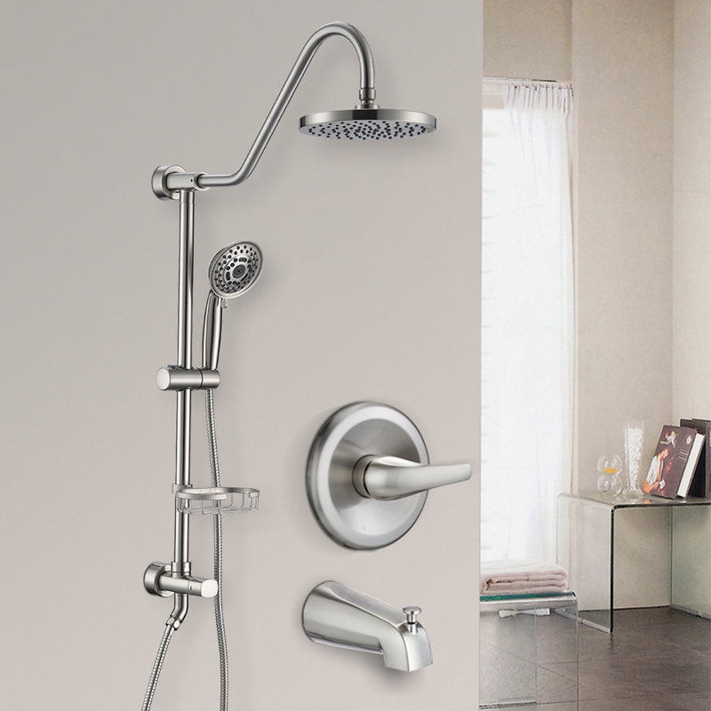 With hand shower system (including rough-in valve)