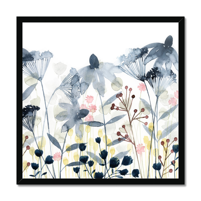 Layered Gardens II by Grace Popp - Painting, Black Framed Paper Print, 55cm H x 55cm W
